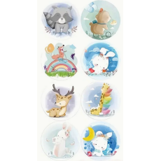 Cute Toy Animal Stickers - Roll of 50's 